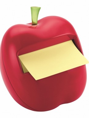 Apple Post It Dispenser